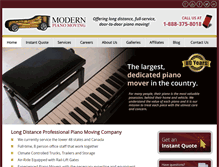 Tablet Screenshot of modernpiano.com
